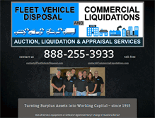 Tablet Screenshot of fleetvehicledisposal.com